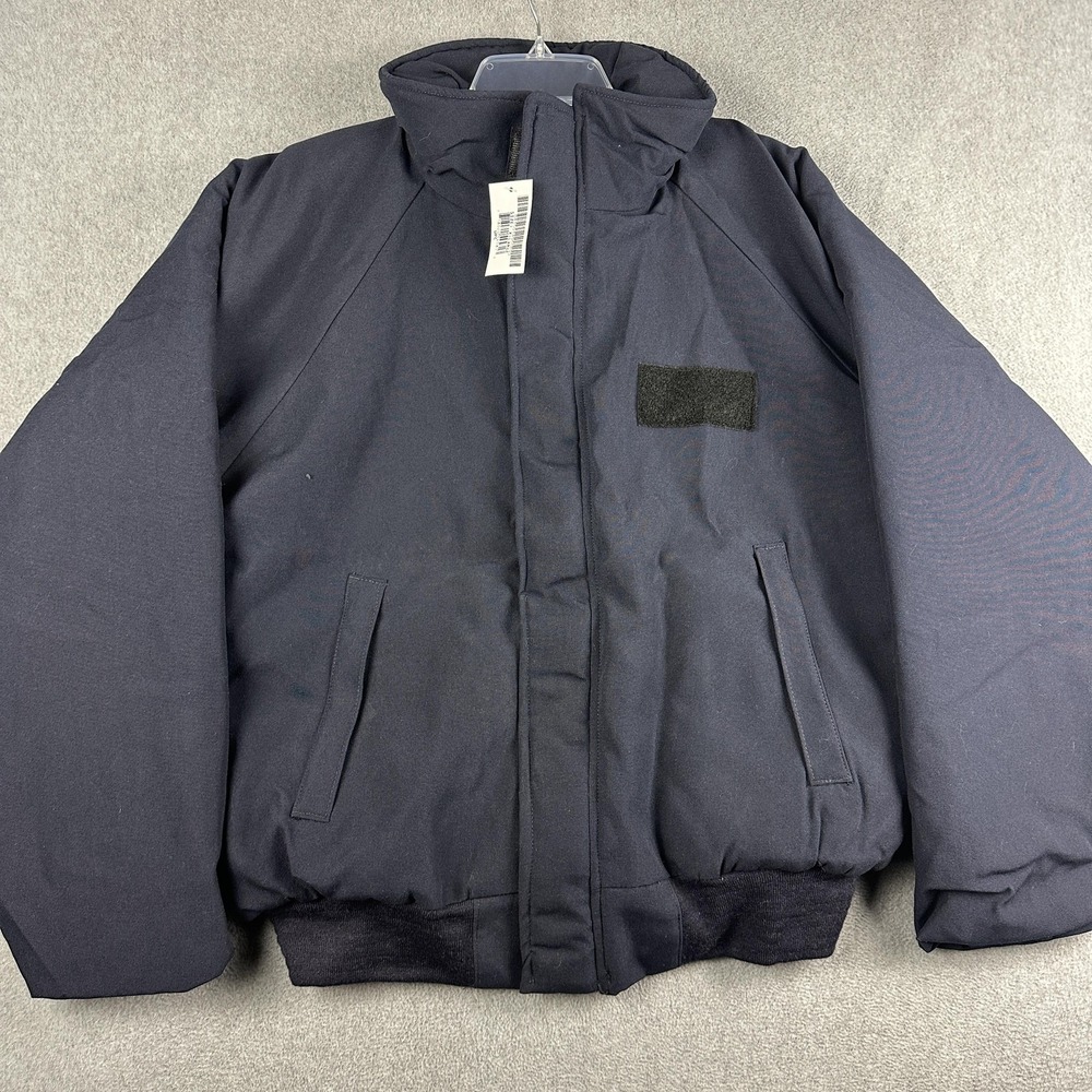 USN US Navy Valley Apparel Shipboard Cold Weather FR Jacket Mens XL Blue NWT